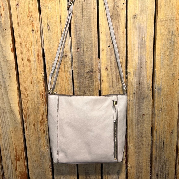 Fossil Gray Leather Shoulder Bag - Picture 11 of 11